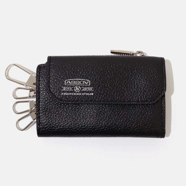 AS2OV（アッソブ） キーケース KEY CASE シュリンクレザー モバイル