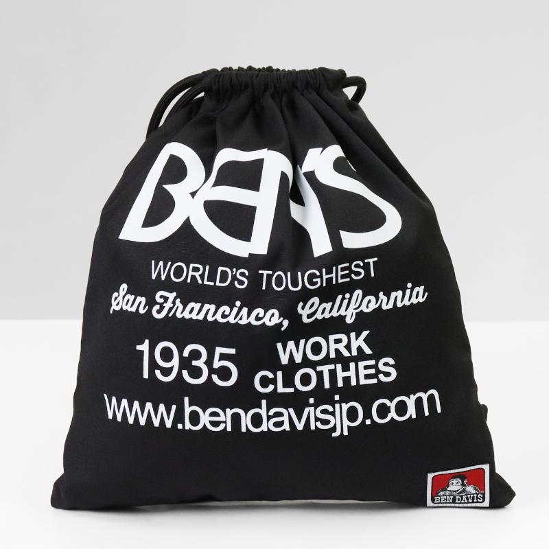 BEN DAVIS（ベンデイビス） ナップサック BIG TYPO NAPSACK リュック
