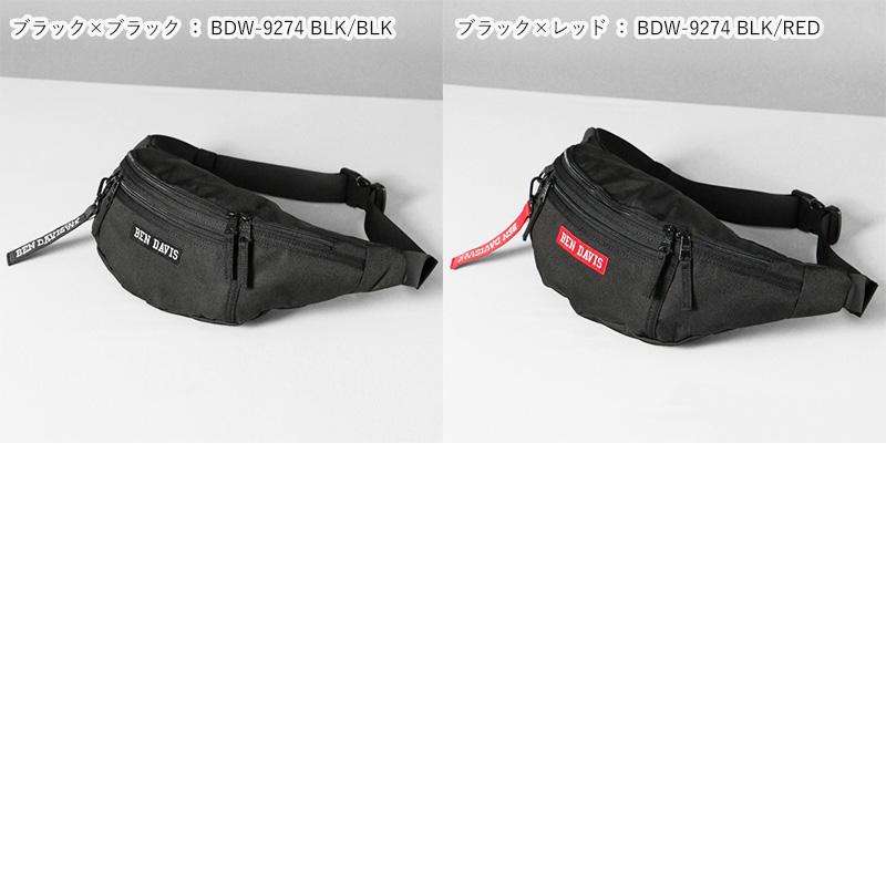 BEN DAVIS（ベンデイビス） ボディバッグ LOGO TAPE WAISTBAG ロゴ