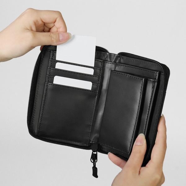 BEN DAVIS（ベンデイビス） 二つ折り財布 ROUND ZIP WALLET ミニ