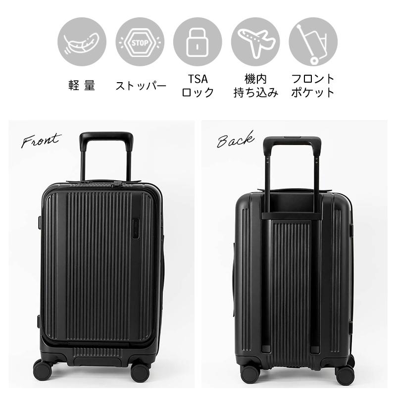 BERMAS（バーマス） スーツケース トラベルスマート 37L Sサイズ 静音