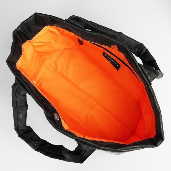 【未使用】カステルバジャック ハンドバッグ モノグラム 黒×オレンジ CASTELBAJAC（カステルバジャック） トートバッグ Passe パセ