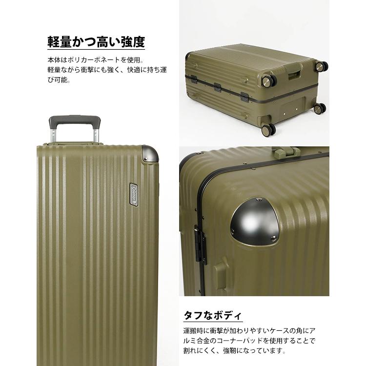 Coleman（コールマン） スーツケース フレーム 大型 キャリー Lサイズ