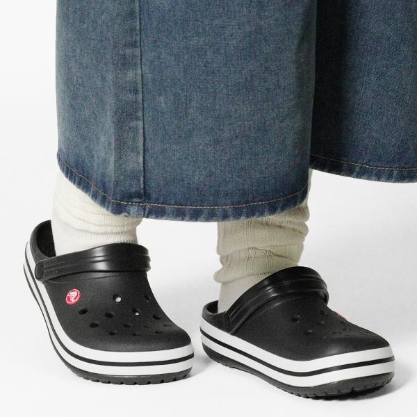 Crocs クロッグサンダル ブラック 7/9 crocs CROCS クロックス サンダル メンズ レディース ユニ