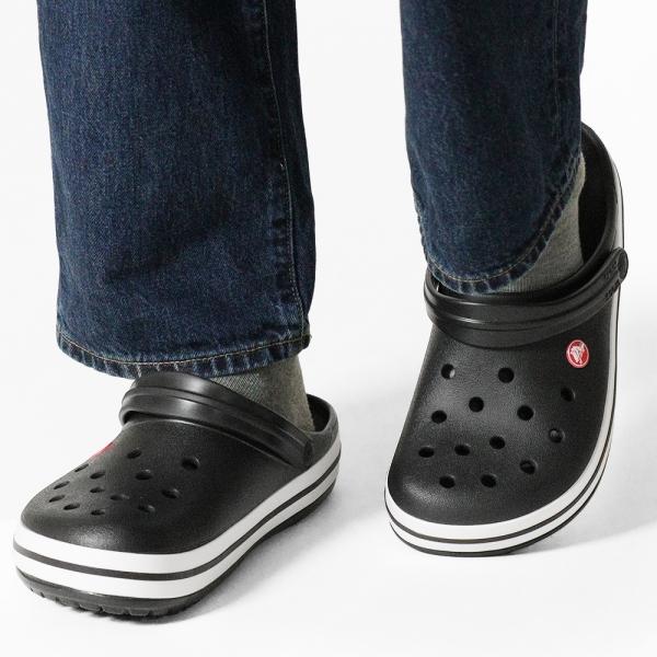 デニム風クロッグサンダル ブラック リアルレザーリミテッドエディションクロッグサンダル