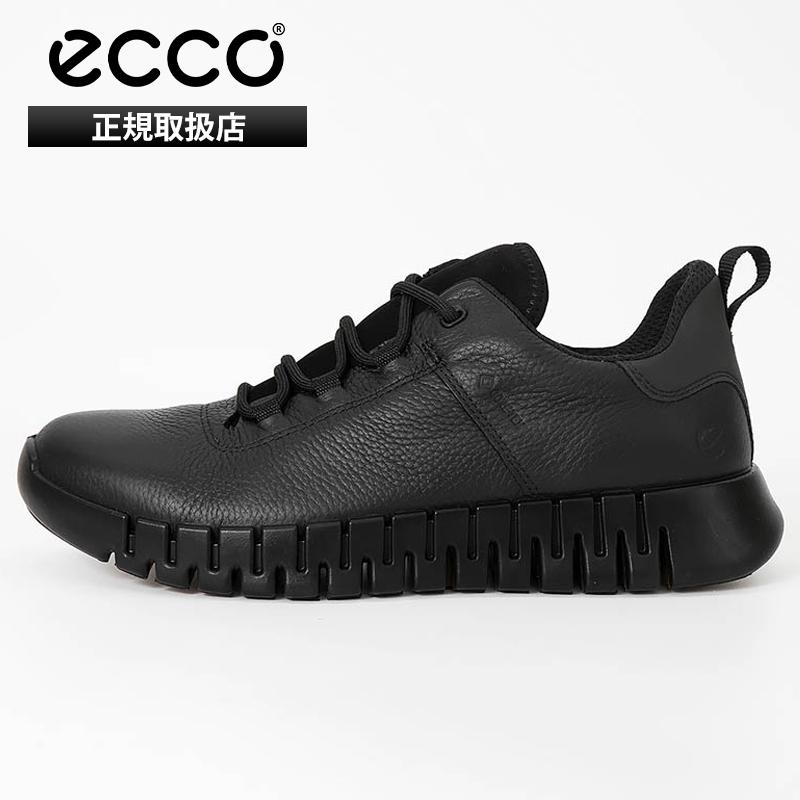 ecco（エコー） スニーカー メンズ Gruuv M ゴアテックス レザー 靴
