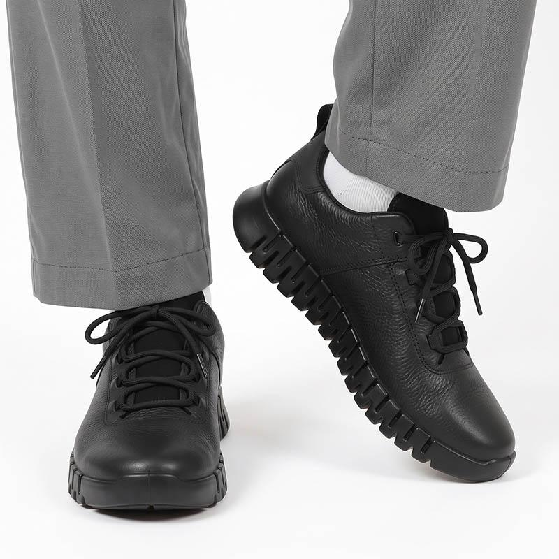 エコースニーカー ecco（エコー） スニーカー メンズ Gruuv M ゴアテックス レザー 靴