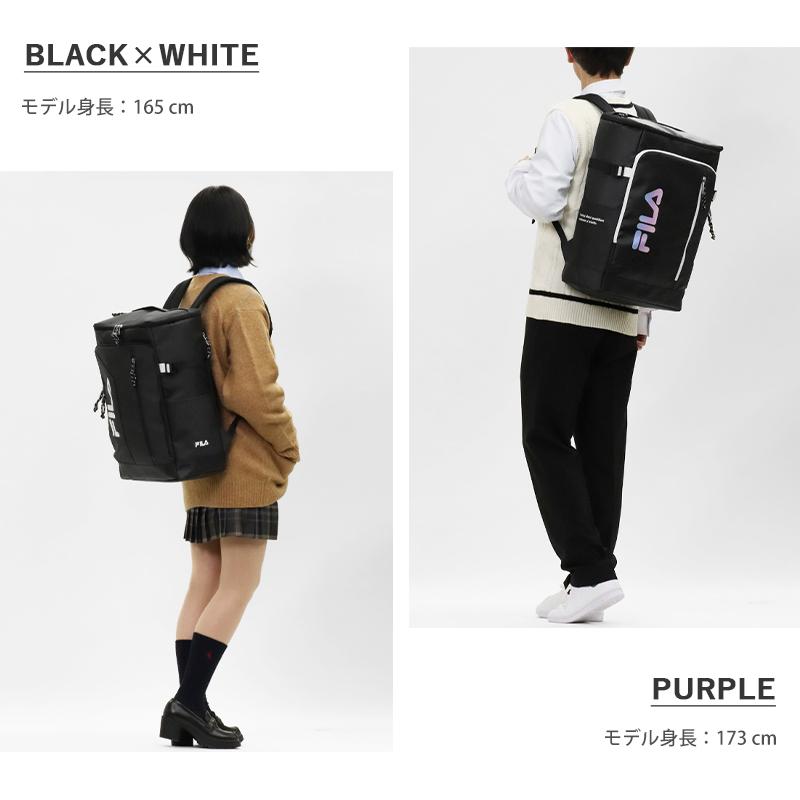 FILA（フィラ） バックパック サイン スクエアリュック スクールバッグ