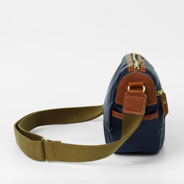 Ks様 ご依頼品 楽天市場】斜め掛け 夏のお出掛けバッグ Folna フォルナ ナイロン×牛革