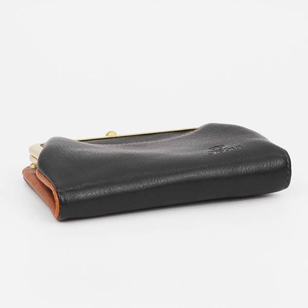 Folna フォルナ 二つ折り財布 ヌメオイルシュリンク がま口 ミニ財布