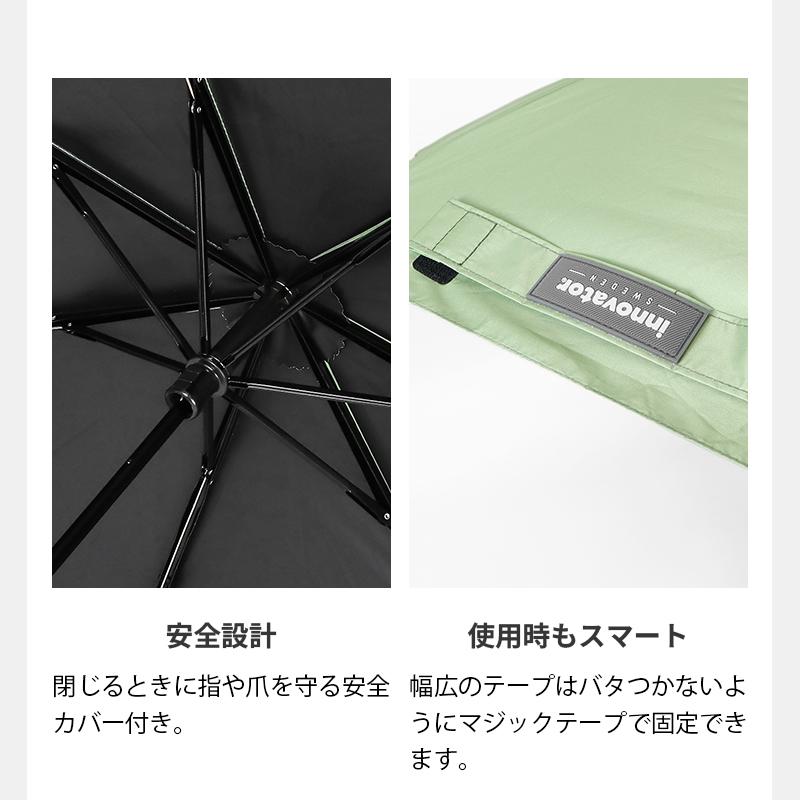 innovator（イノベーター） 折りたたみ傘 晴雨兼用 60cm スリム 軽量