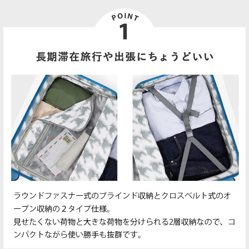 innovator（イノベーター） スーツケース 55L M フロントオープン 4泊