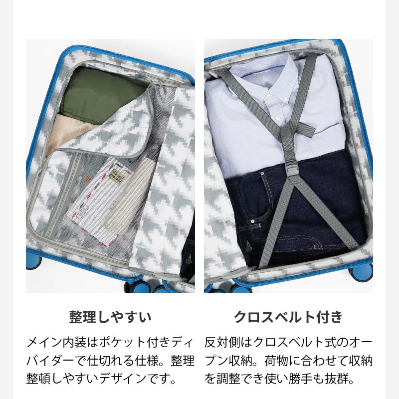 innovator（イノベーター） スーツケース 55L M フロントオープン 4泊