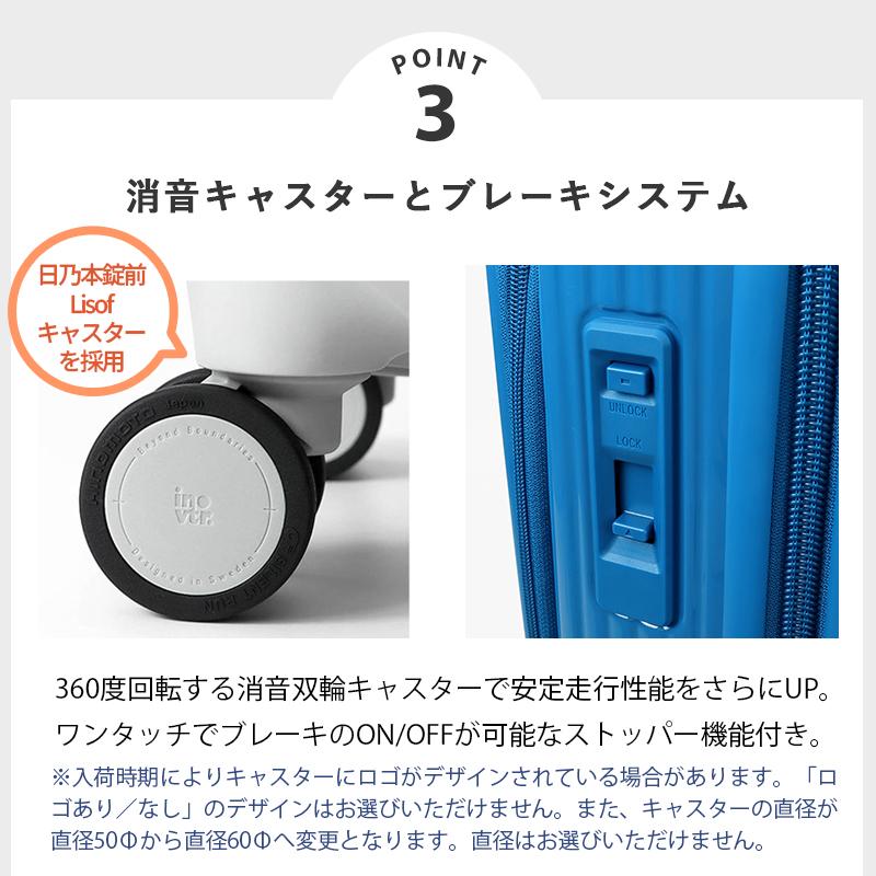 innovator イノベーター スーツケース 55L M フロントオープン 4泊 5泊