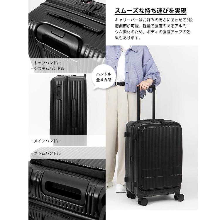 新品未使用　イノベーター　スーツケース　INV155 マットブラック 55L イノベーター ビジネスキャリー スーツケース 55L キャリー