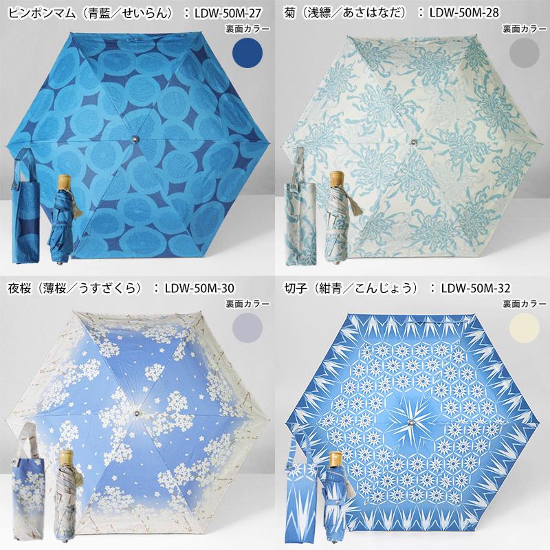 河馬印本舗 折りたたみ傘 晴雨兼用 50cm コンパクト 折り畳み 雨傘