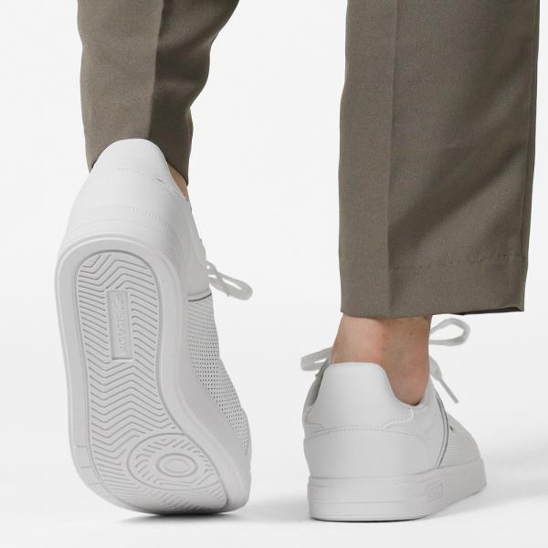 Lacoste ホワイトスニーカー27.0cm メンズ T-CLIP SET 224 8 SMA （スニーカー）｜LACOSTE