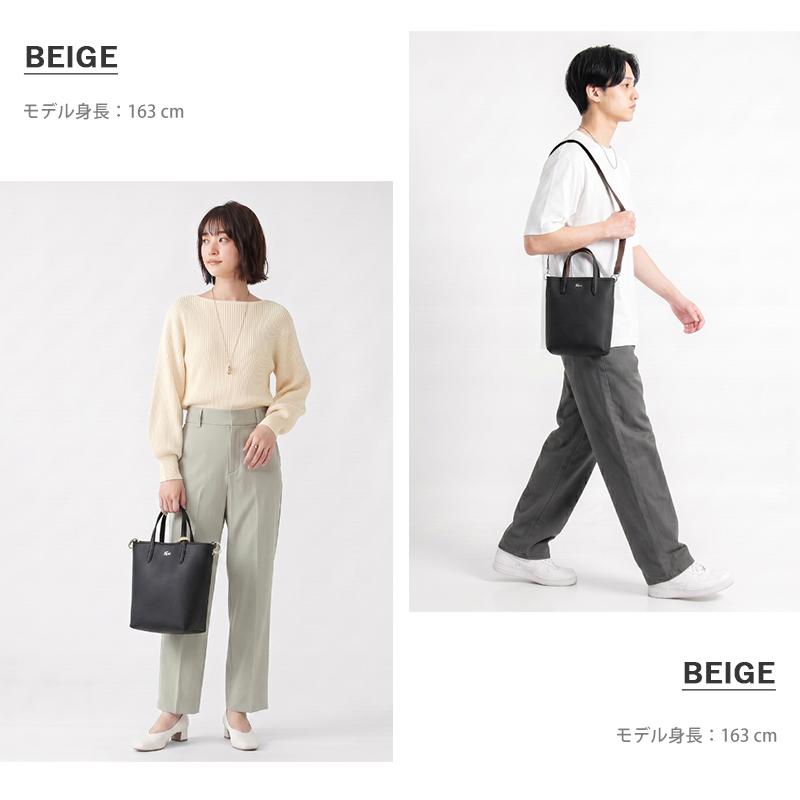 LACOSTE（ラコステ） トートバッグ ANNA リバーシブル 縦型トート 2WAY