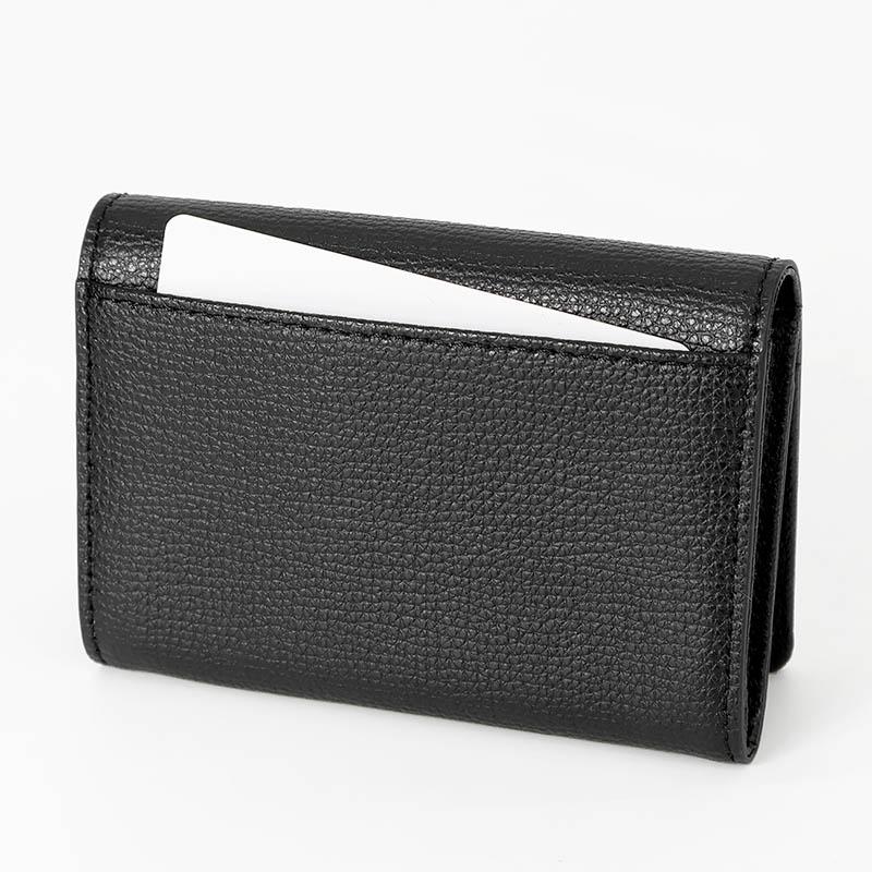 LACOSTE（ラコステ） 名刺入れ シュリンクレザー カードケース メンズ
