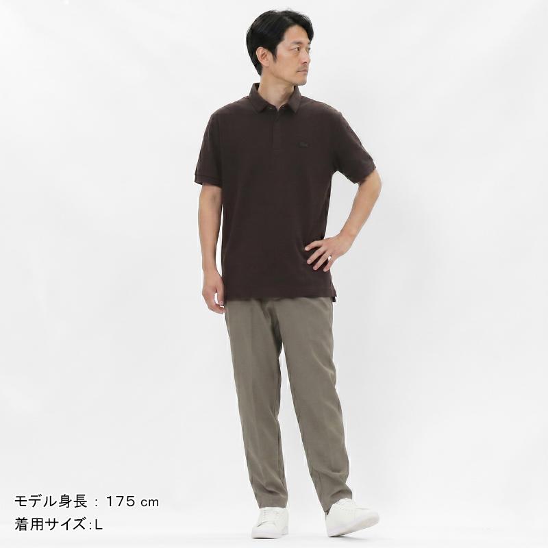 Lacoste ブラウン ポロシャツとパンツセット サイズ5/3 LACOSTE（ラコステ） ポロシャツ 半袖 レギュラーフィット 2026SS S/M