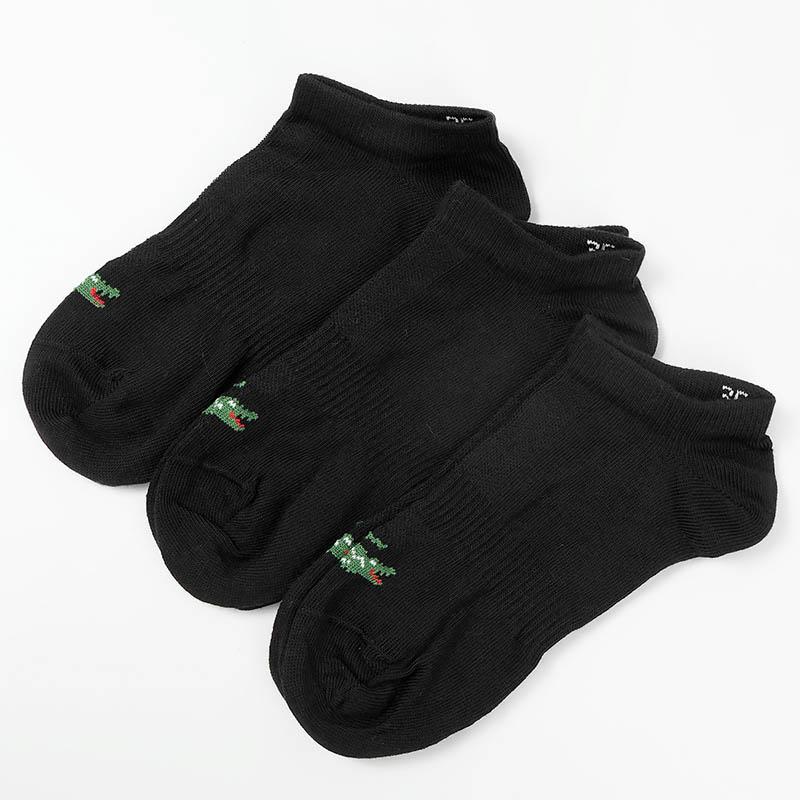 LACOSTE（ラコステ） ソックス 3足組 ワニロゴジャカード 3足セット 3P