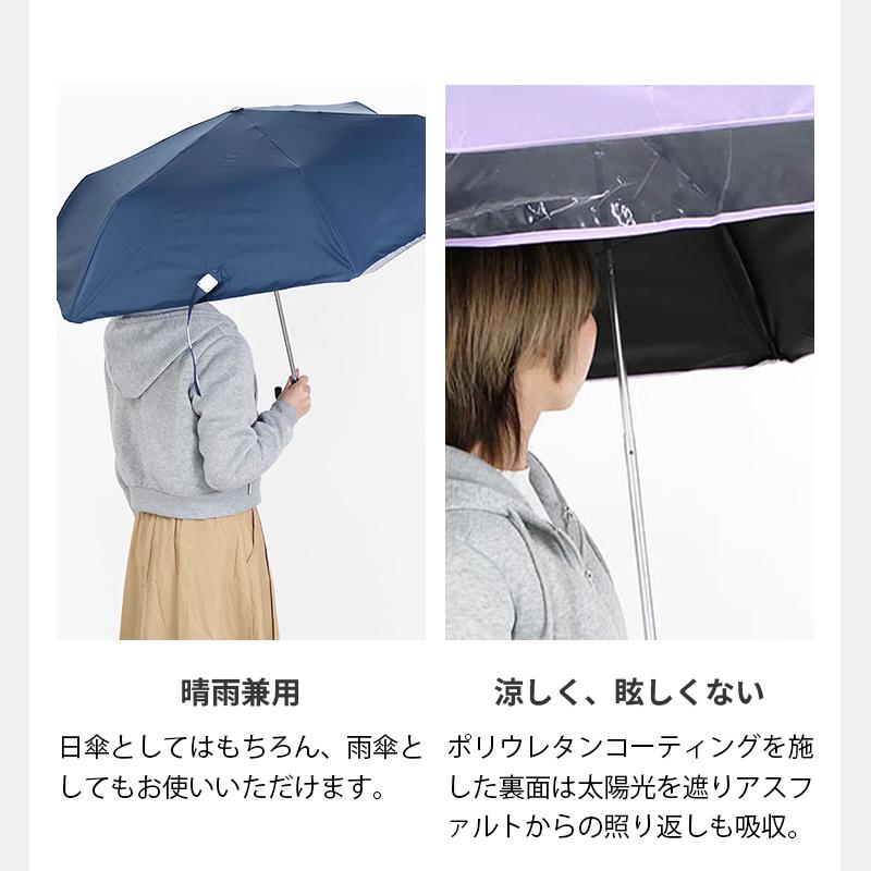 LINE DROPS（ラインドロップス） 折りたたみ傘 晴雨兼用 55cm キッズ