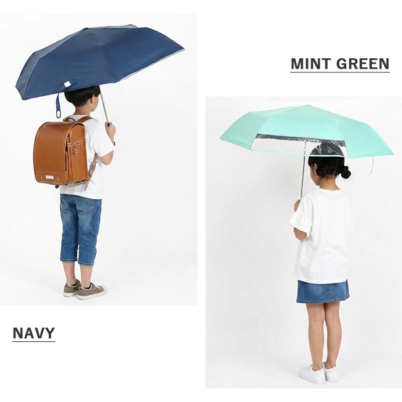LINE DROPS（ラインドロップス） 折りたたみ傘 晴雨兼用 55cm キッズ