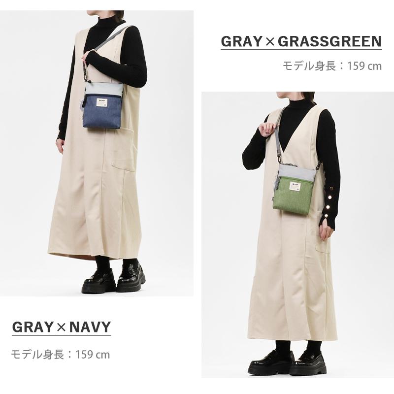 moz（モズ） ショルダーバッグ サコッシュ 2way ポーチ 縦型 ミニ