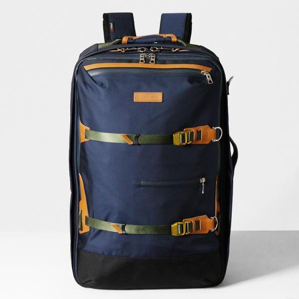 美品　マスターピース　3way　ビジネスバッグ レザー　ナイロン　ネイビー master-piece（マスターピース） バッグ 3WAY ブリーフケース リュック