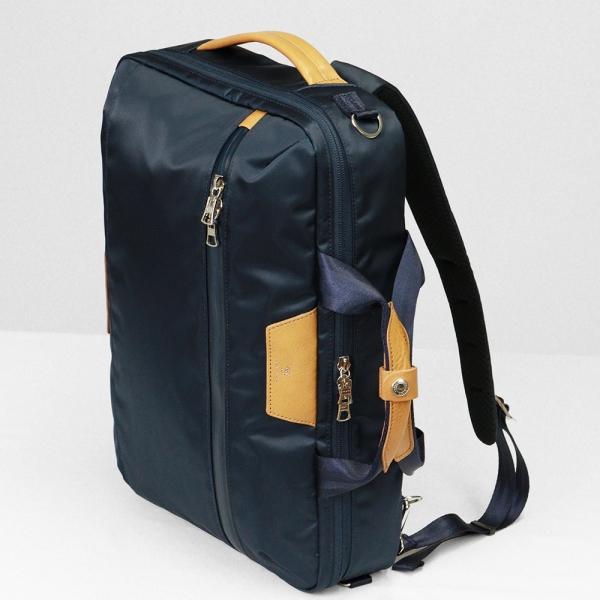 【美品】master-piece マスターピース デンシティ　ビジネス　ネイビー master-piece（マスターピース） デンシティ Density 2wayバックパック