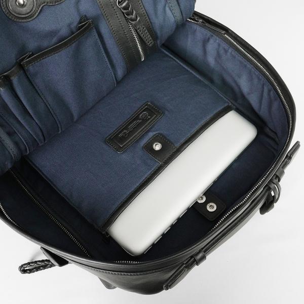 【美品】PID スクエア レザー リュック 高機能撥水 通勤 ブラック 黒 牛革 P.I.D ピーアイディー PID バックパック Ecrire 撥水 レザー