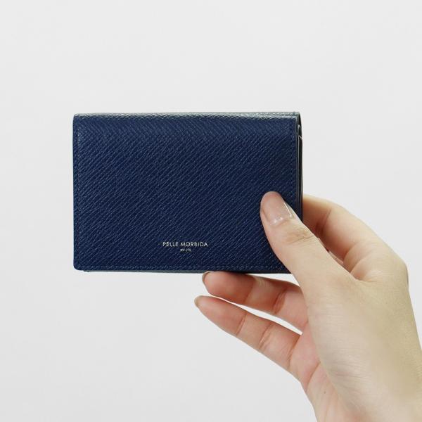 PELLE MORBIDA（ペッレ モルビダ） 三つ折り財布 バルカ レザー 各色