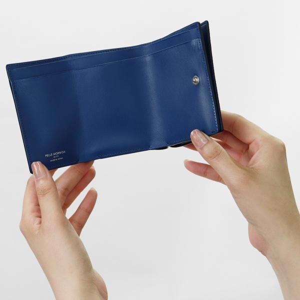 PELLE MORBIDA（ペッレ モルビダ） 三つ折り財布 バルカ レザー 各色