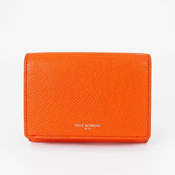 新品 ペッレモルビダ 小銭入れ兼カードケース PELLE MORBIDA（ペッレ モルビダ） ボックス型 小銭入れ Barca バルカ