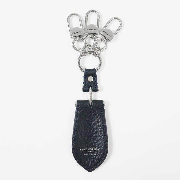 「PELLE MORBIDA」 キーホルダー FREE ブラックペッレモルビダ PELLE MORBIDA（ペッレ モルビダ） キーリング Barca バルカ