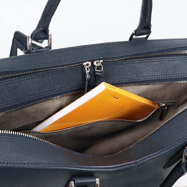 ペッレモルビダ ビジネスバッグ キャピターノ 2室 ブラックPMO-CA008 PELLE MORBIDA（ペッレ モルビダ） ブリーフバッグ キャピターノ 2way