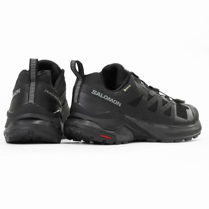 SALOMON GORE-TEX ブラック トレイルスニーカー SALOMON（サロモン） スニーカー メンズ X-ADVENTURE GTX トレイル