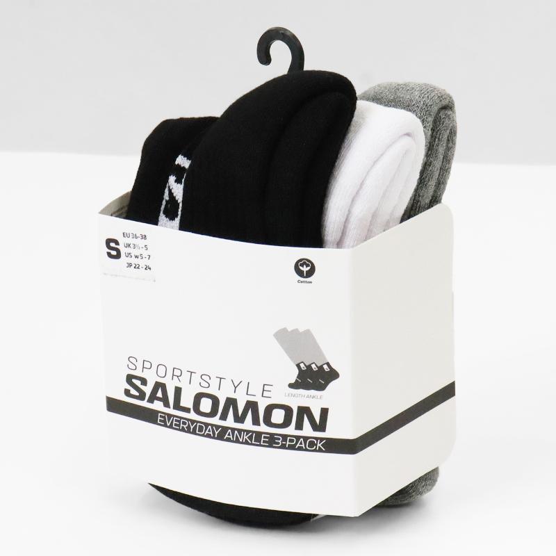 SALOMON（サロモン） ソックス EVERYDAY ANKLE 3-PACK 3足セット