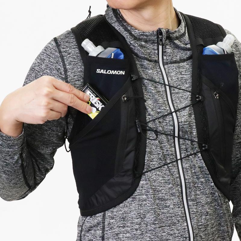 SALOMON（サロモン） ランニングベスト ACTIVE SKIN 12 フラスク付
