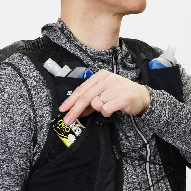 SALOMON（サロモン） ランニングベスト ACTIVE SKIN 12 フラスク付