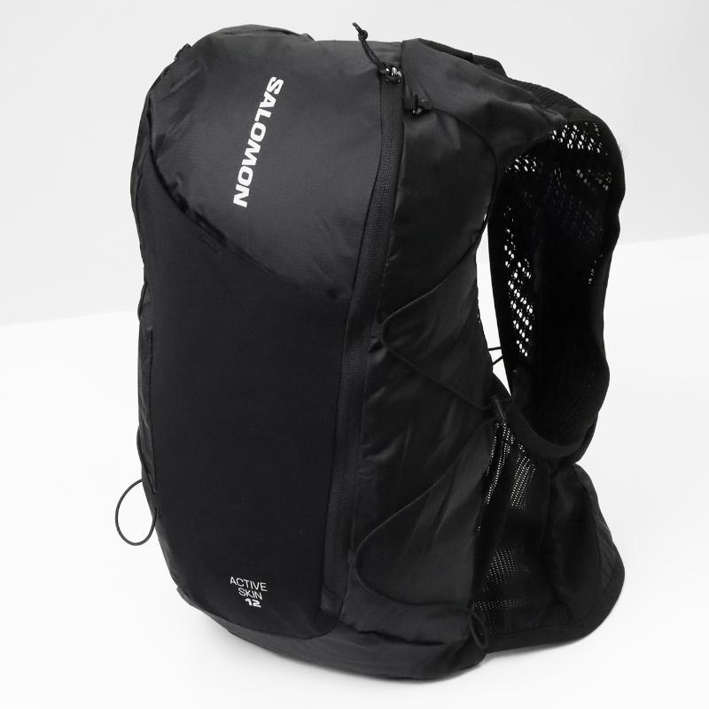 SALOMON ACTIVE SKIN 12 ランニングベスト　L SALOMON（サロモン） ランニングベスト ACTIVE SKIN 12 フラスク付