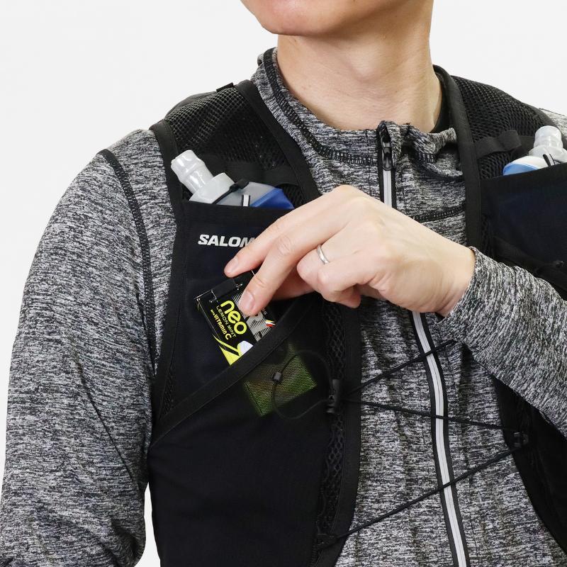 SALOMON（サロモン） ランニングベスト ACTIVE SKIN 8 フラスク付