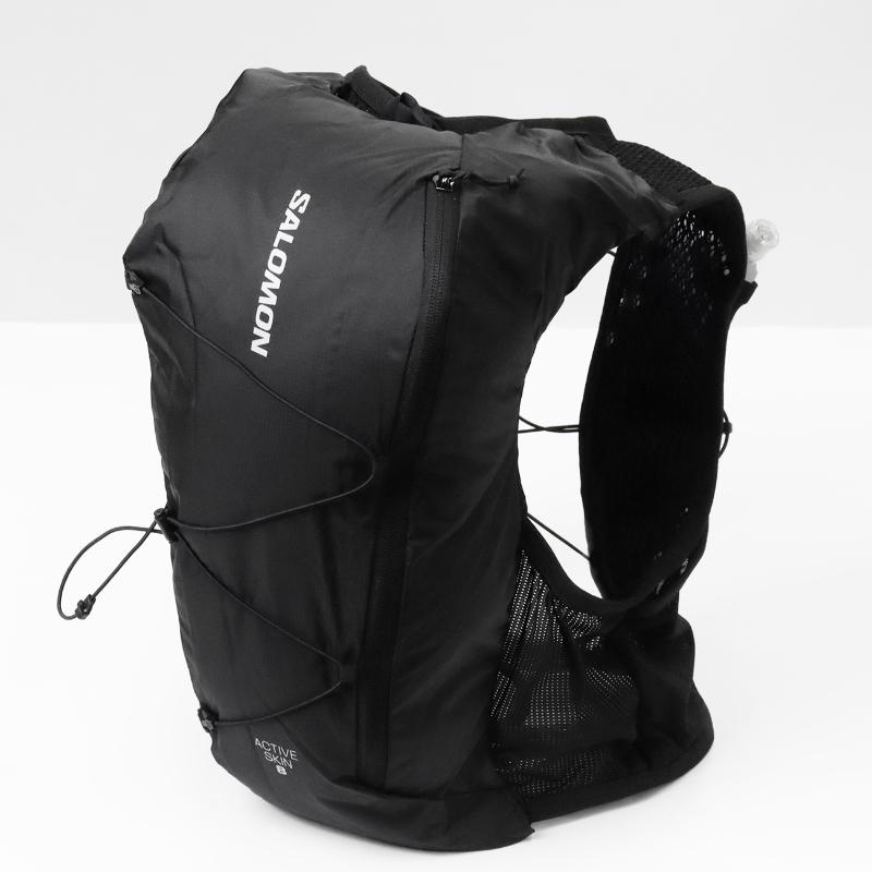ACTIVE SKIN 8 ランニングベスト (フラスク付き) SALOMON（サロモン） ランニングベスト ACTIVE SKIN 8 フラスク付