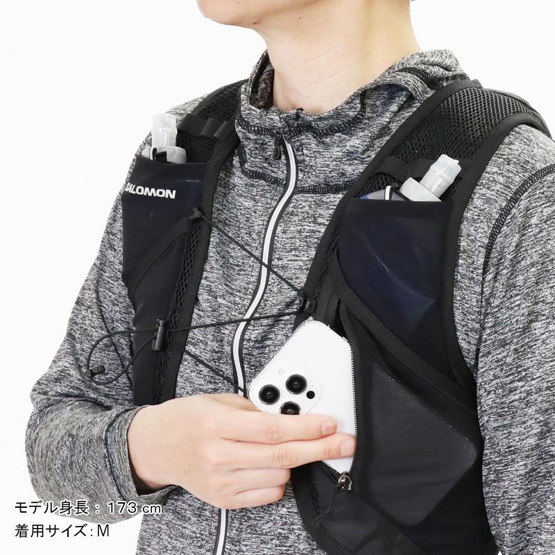 SALOMON（サロモン） ランニングベスト ACTIVE SKIN4 フラスク付