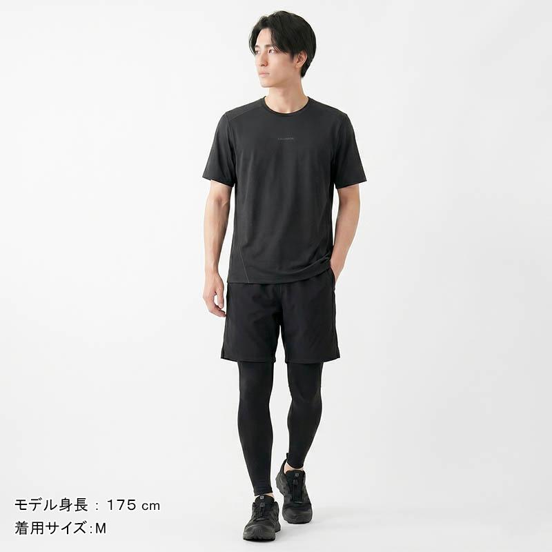 ミ*ィ様 ON-YONE上下LサイズサロモンTeamウエア SALOMON（サロモン） SALOMON Tシャツ 半袖 TRACKLINE SS TEE M