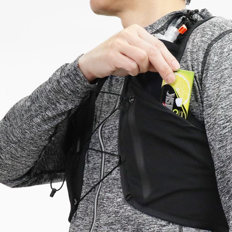 美品☆早い者勝ち☆ Salomon ランニングベスト 2 (M/L) ブラック SALOMON / PULSE 2 超軽量コンパクトランニングベスト - トリッパーズ