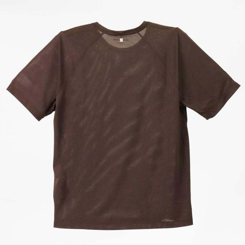 サルセーションウェア新作ＶTシャツダークブラウン色Мサイズ未開封品 SALOMON（サロモン） SALOMON Tシャツ 半袖 SHKout CORE SS TEE M