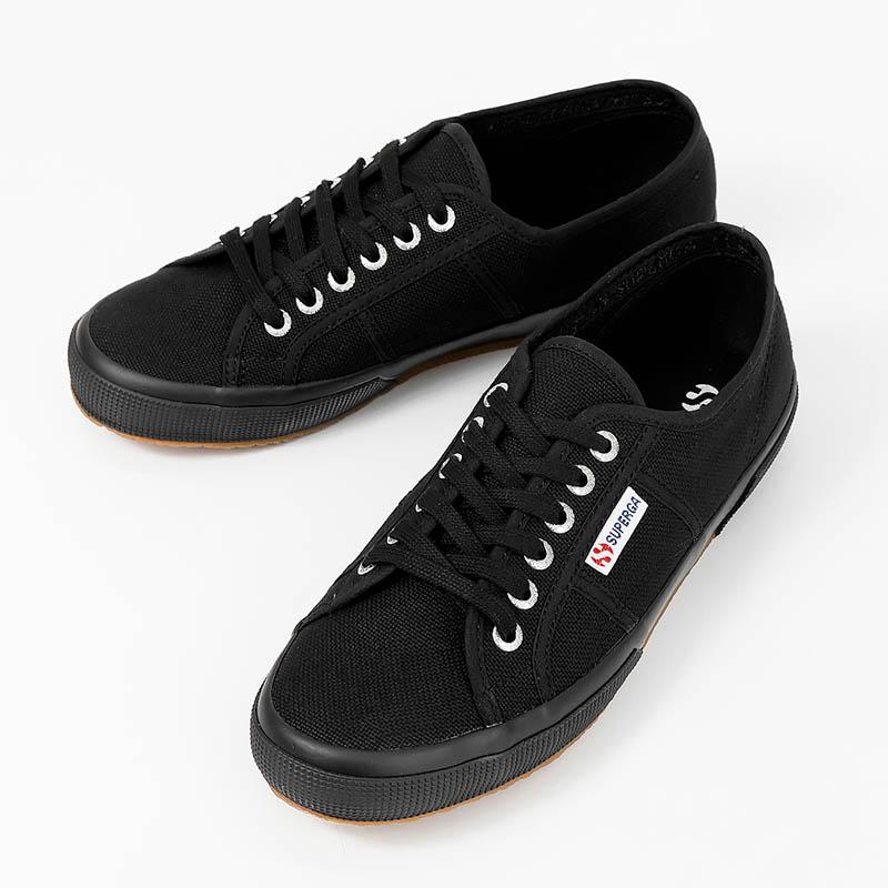 スペルガ SUPERGAスニーカー オールブラック SUPERGA（スペルガ） スニーカー メンズ レディース 2750 コットン