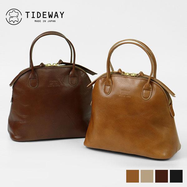 TIDEWAY（タイドウェイ） トートバッグ ライト レザー ボストン ミニ