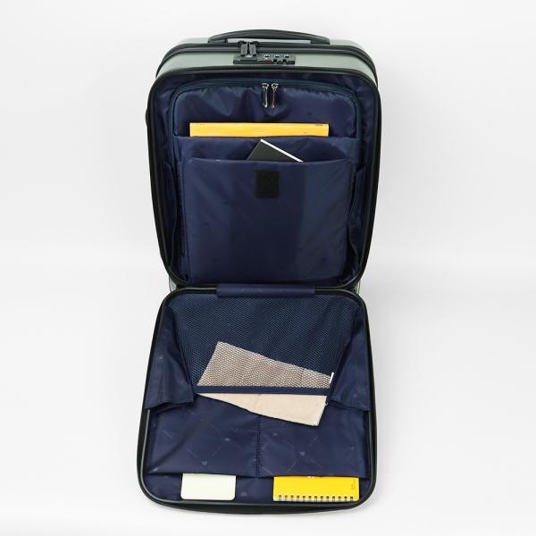 TAKEO KIKUCHI タケオキクチ スーツケース シティブラック S フロント